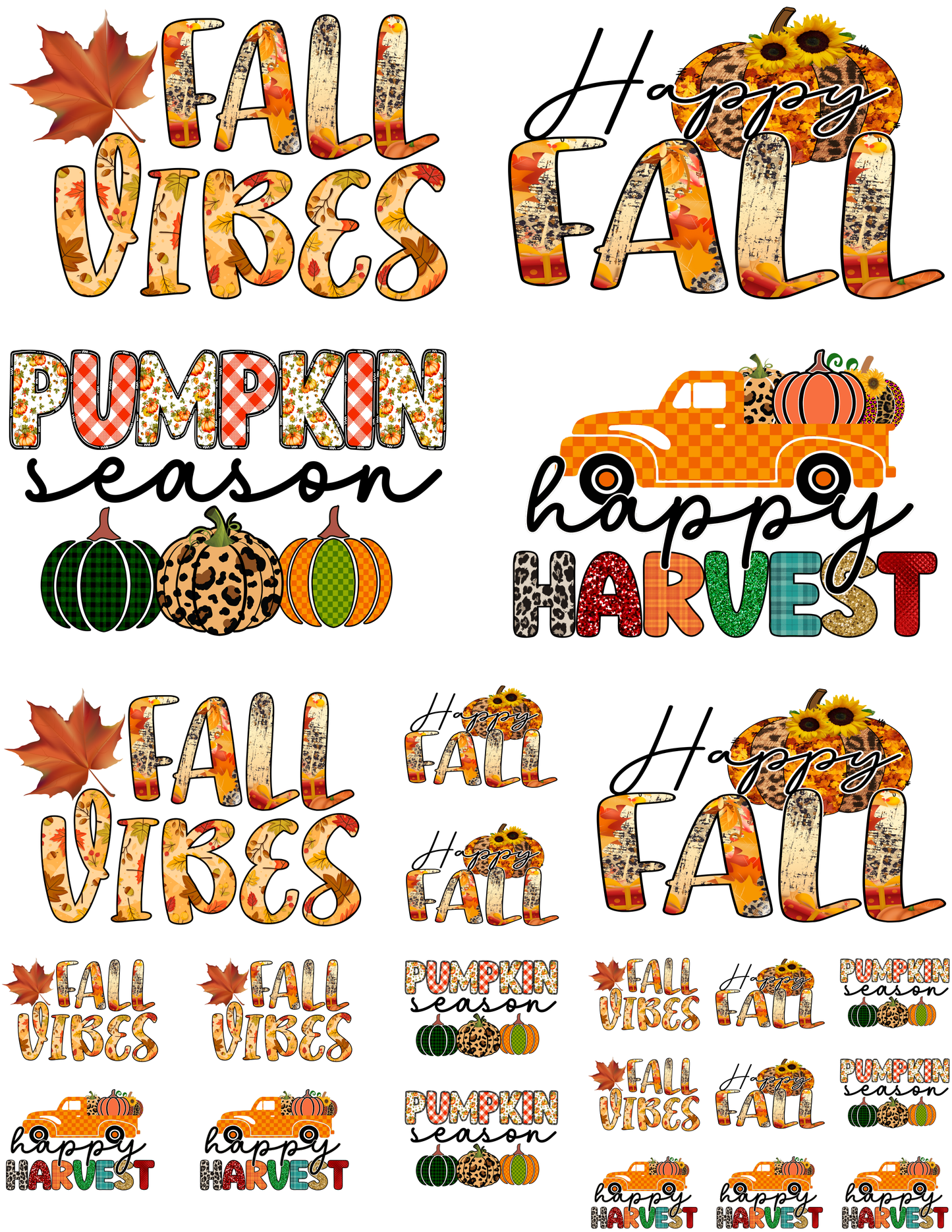 Gang Sheet - Fall Vibes